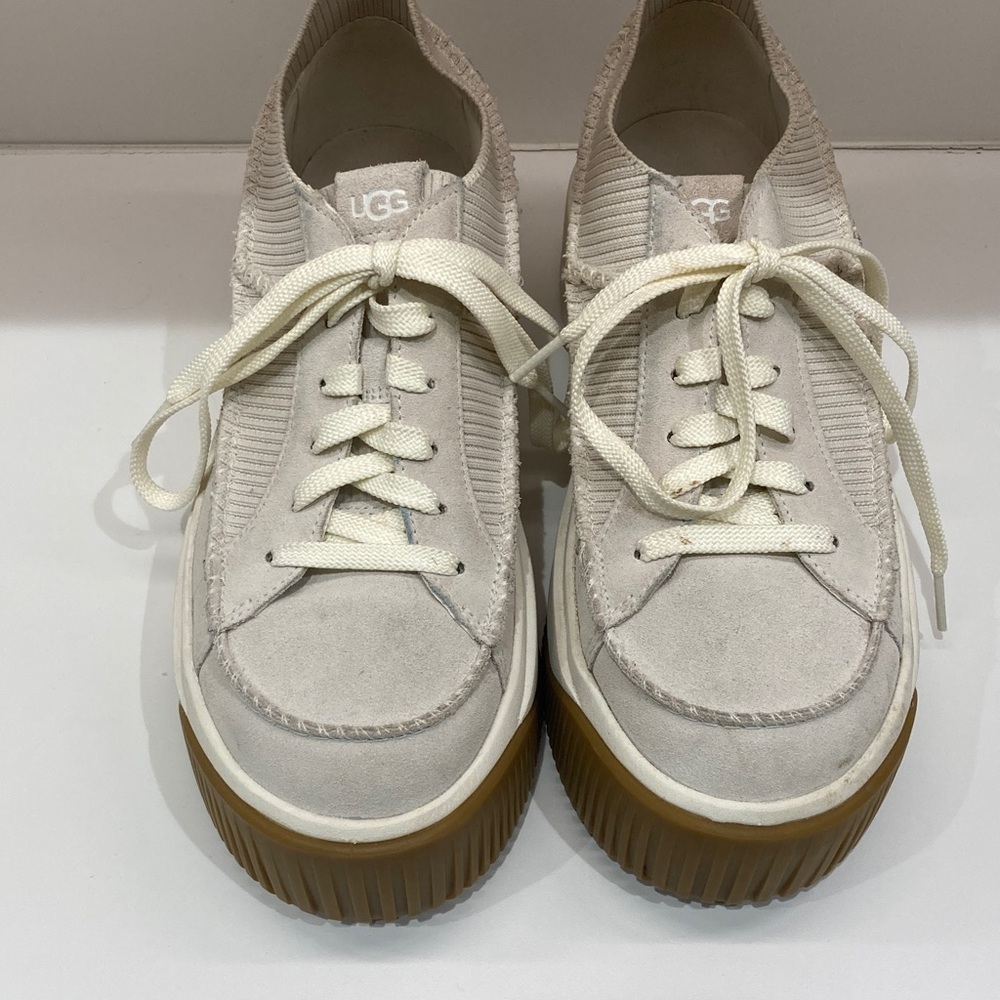 UGG Women's Off-White Platform Sneakers